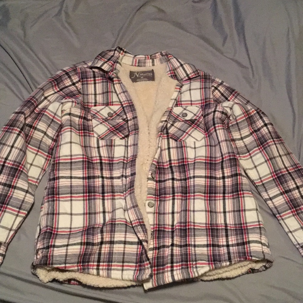 Medium Natural Reflections Flannel Jacket - image 1